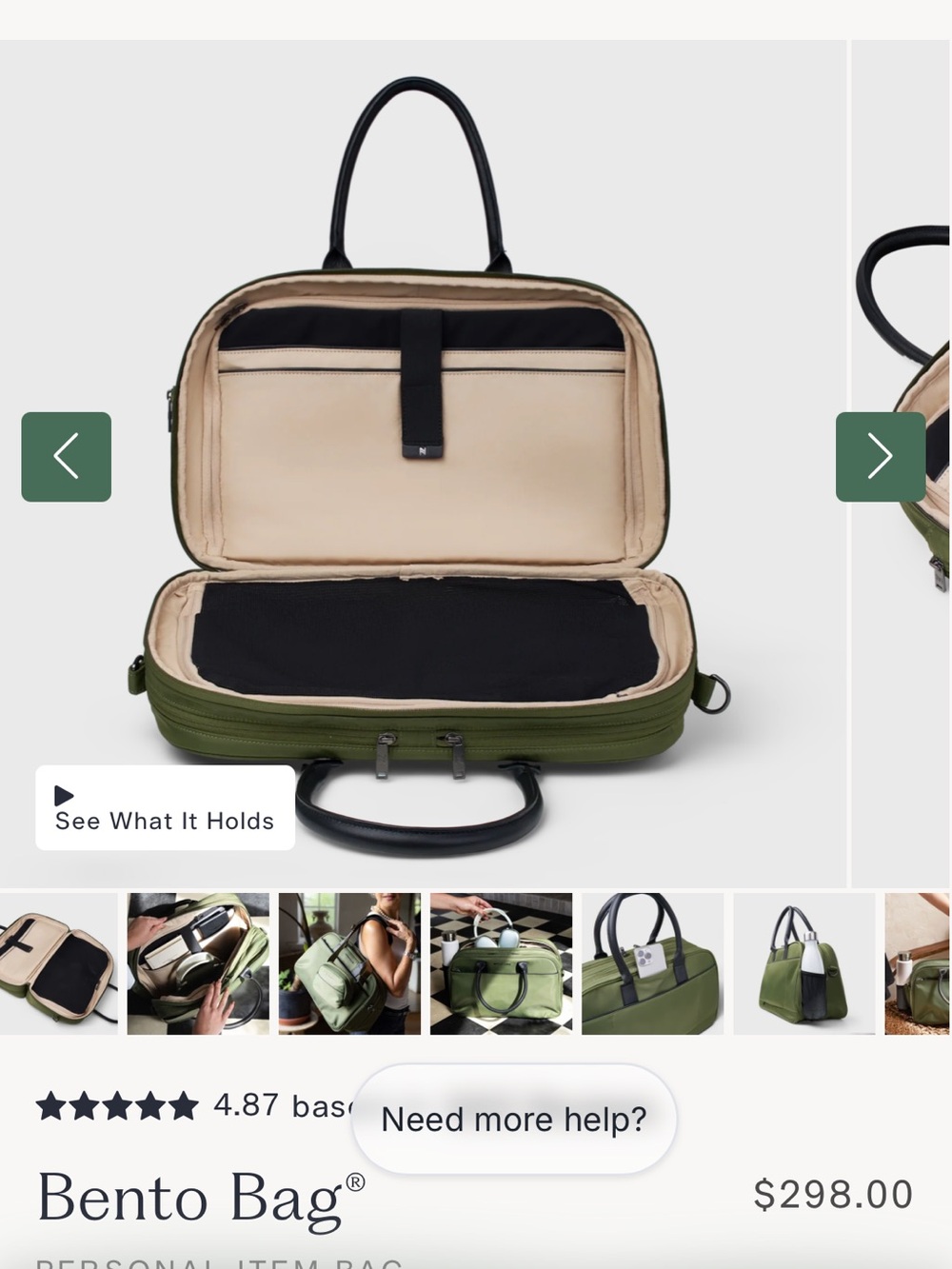 Nomad Lane Teal Bento Bag-NWOT - Picture 9 of 9